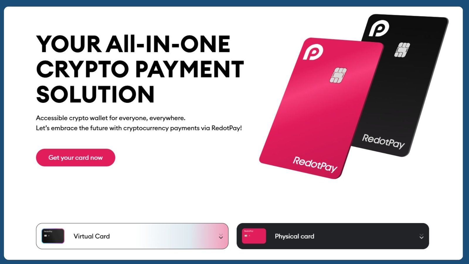 RedotPay — Spend Crypto Like Fiat — Pipillionair€ Pipeline™
